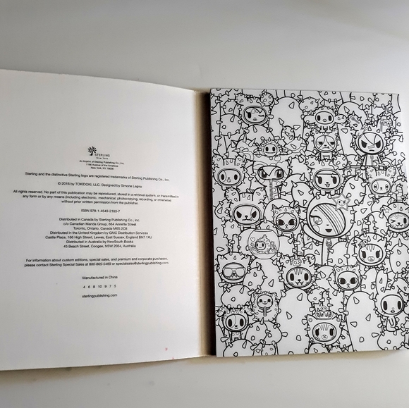 Tokidoki Coloring Pad book Collectors L👀k! - Picture 4 of 4